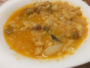 Zuppa agrodolce di cavolfiore e baccalà antica ricetta beneventana